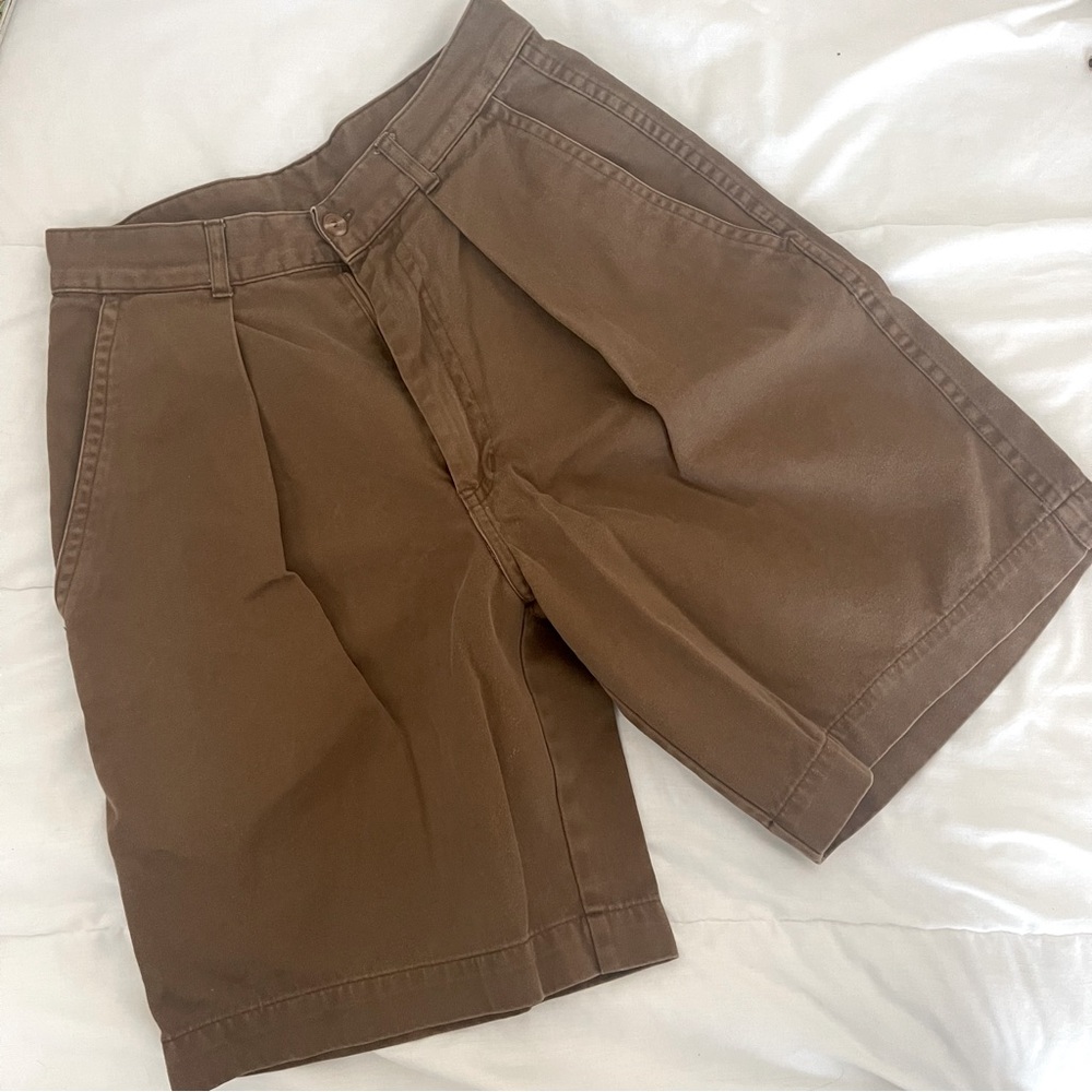 CLUB MONACO // 100% cotton vintage women’s trouser shorts
